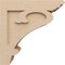 Ekena Millwork 8"W x 16"D x 16"H Classic Mayflower Rough Cedar Woodgrain TimberThane Corbel, Primed Tan CORUR08X16X16MAYRCPR - alternate 3